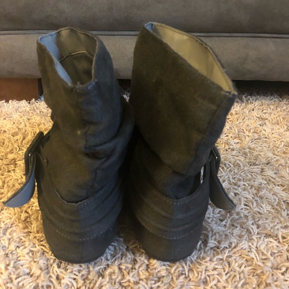Women gray boot/booties - Picture 4 of 8